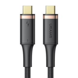 Кабель USAMS Thunderbolt 3 US-SJ553 U72 100W Type-C 5K/60HZ 0.8м