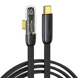 Кабель USAMS US-SJ587 Type-C PD 100W 2м Чёрный