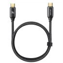 Кабель USAMS US-SJ580 U82 Type-C 240W 1.2м Чёрный