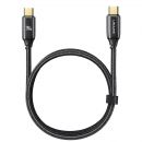 Кабель USAMS US-SJ581 U82 Type-C 240W 2м Чёрный
