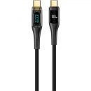 Кабель USAMS US-SJ590 Shadow Type-C PD 100W 1.2м Чёрный
