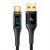 Кабель USAMS US-SJ593 Shadow USB - Type-C 6A 66W 2м Чёрный