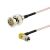 Кабель Superbat RG-174 DIN 1.0/2.3 - BNC 50см (для 3G HD SDI)
