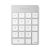 Беспроводной цифровой блок клавиатуры Satechi Aluminum Slim Keypad Numpad Серебро