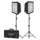 Комплект осветителей GVM 800D-RGB (2шт + софтбоксы)