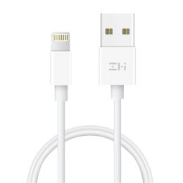 Кабель ZMI AL813C Lightning 100см Белый