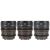 Комплект объективов Sirui Nightwalker 24/35/55mm T1.2 S35 RF-mount Серый