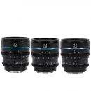 Комплект объективов Sirui Nightwalker 24/35/55mm T1.2 S35 X-mount Чёрный