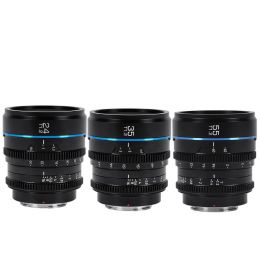 Комплект объективов Sirui Nightwalker 24/35/55mm T1.2 S35 X-mount Чёрный