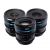 Комплект объективов Sirui Nightwalker 24/35/55mm T1.2 S35 X-mount Чёрный