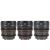 Комплект объективов Sirui Nightwalker 24/35/55mm T1.2 S35 X-mount Серый
