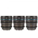 Комплект объективов Sirui Nightwalker 24/35/55mm T1.2 S35 Micro 4/3 Серый