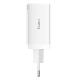 Сетевой адаптер Baseus GaN5 Pro 65W EU Белый (+ кабель)