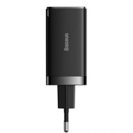 Сетевой адаптер Baseus GaN5 Pro 65W EU Чёрный (+ кабель)