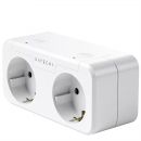 Умная розетка Satechi Homekit Dual Smart Outlet Белая