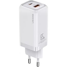 Сетевой адаптер USAMS CC153 T47 65W (EU) Белый