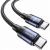 Сетевой адаптер USAMS UCTZ01 T44 100W GaN Чёрный (+ Type-C кабель 1.2м)