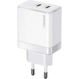 Сетевой адаптер USAMS US-CC172 T54 40W GaN Белый