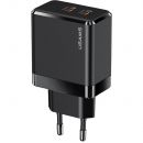 Сетевой адаптер USAMS US-CC172 T54 40W GaN Чёрный