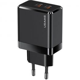 Сетевой адаптер USAMS US-CC172 T54 40W GaN Чёрный