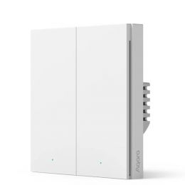 Выключатель двухклавишный Aqara Smart wall switch H1 (без нейтрали) RU