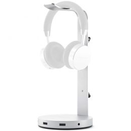 Подставка-хаб Satechi USB-C Headphone Stand для наушников Серебро