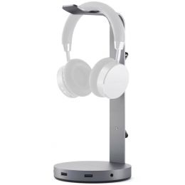Подставка-хаб Satechi USB-C Headphone Stand для наушников Серый космос