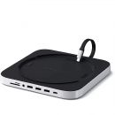 Док станция Satechi Mac Mini Stand & Hub для Mac Mini Серебро