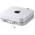 Док станция Satechi Mac Mini Stand & Hub для Mac Mini Серебро