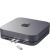 Док станция Satechi Mac Mini Stand & Hub для Mac Mini Серая