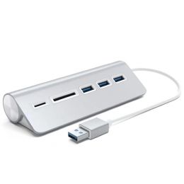 Хаб Satechi Aluminum USB 3.0 & CARD READER