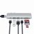 Хаб Satechi Aluminum Pro Hub для Macbook Pro (HDMI, Type-C Thunderbolt 3, SD, microSD, 2 x USB 3.0) Серебро