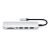 Хаб Satechi Type-C Slim Multiport Adapter V2 Серебро