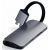 Хаб Satechi Type-C Dual Multimedia Adapter для Macbook Серебро