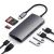 Хаб Satechi Aluminum Multi-Port Adapter V2 Серый