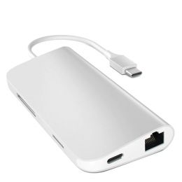 Хаб Satechi Type-C Multi-port Adapter 4K with Ethernet Серебро