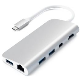 Хаб Satechi Type-C Multimedia Adapter Серебро