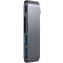 Хаб Satechi Type-C Pass-through USB HUB для Macbook 12