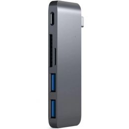Хаб Satechi Type-C Pass-through USB HUB для Macbook 12