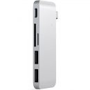Хаб Satechi Type-C Pass-through USB HUB для Macbook 12