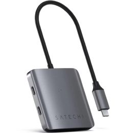 Хаб Satechi 4-PORT USB-C HUB Серый