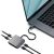 Хаб Satechi 4-PORT USB-C HUB Серый
