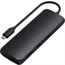 Хаб Satechi USB-C Hybrid Multiport Adapter Черный