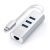 Хаб Satechi Type-C 2-IN-1 USB HUB With Ethernet Серый