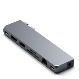 Хаб Satechi Pro Hub Max Серый