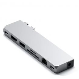 Хаб Satechi Pro Hub Max Серебро