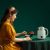 Электрический чайник Qcooker Retro Electric Kettle 1.5L Бежевый