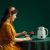 Электрический чайник Qcooker Retro Electric Kettle 1.5L Зелёный