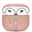 Чехол PQY Bling для Airpods 3 Розовое золото