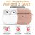 Чехол PQY Bling для Airpods 3 Розовое золото